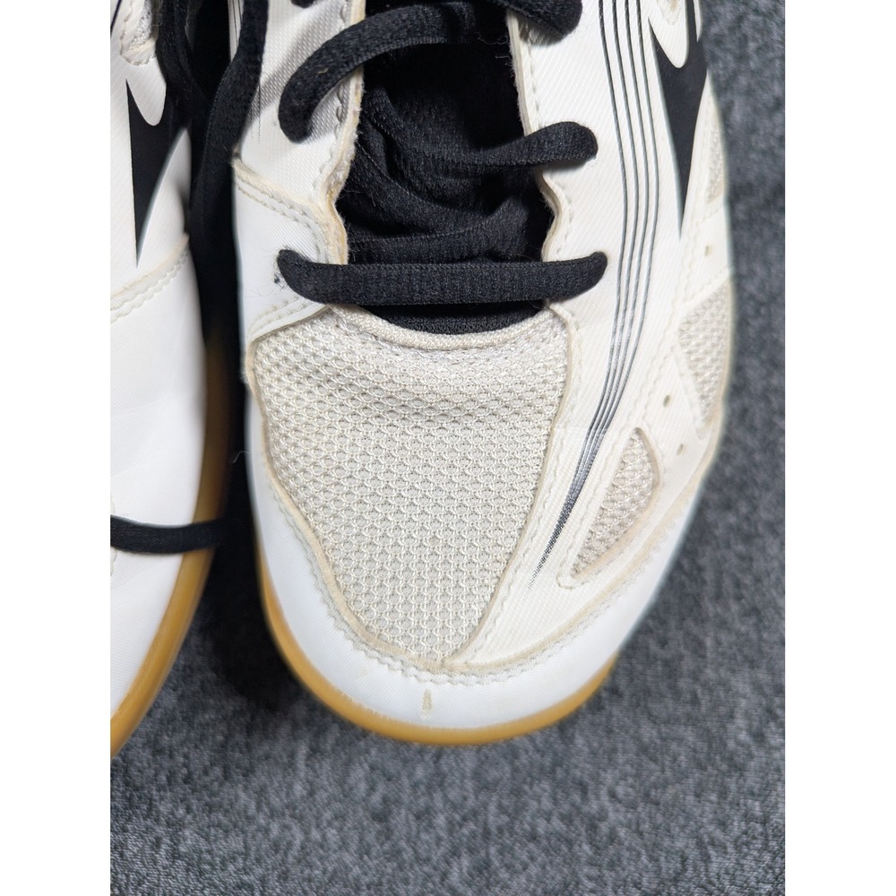 Mizuno Cyclone Speed 3 Womens Volleyball Shoes White Black Gum Sole Indoor Court - Picture 5 of 10